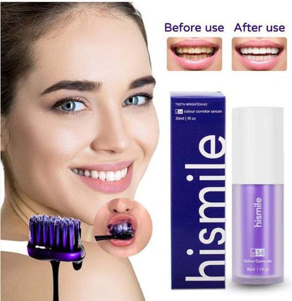 Hismile v34 Colour Corrector, Teeth Whitening Booster