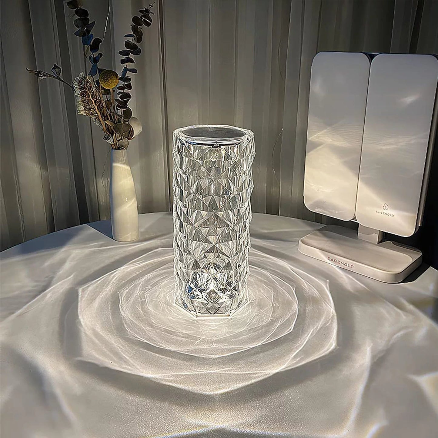 Crystal Rose Diamond Night Lamp