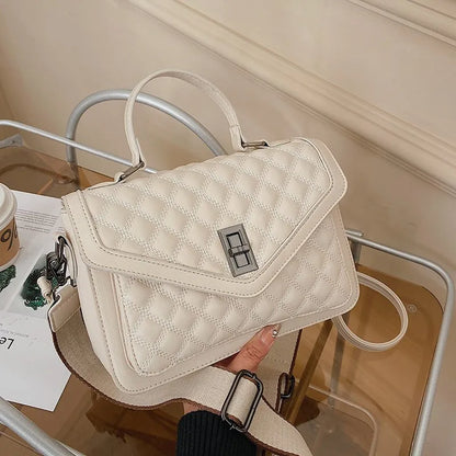 Ivory Luxe Quilted Bag