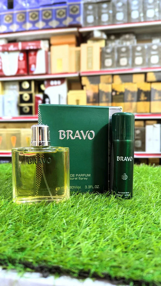 Bravo perfume 100 ML with body spray 12 hours long lasting